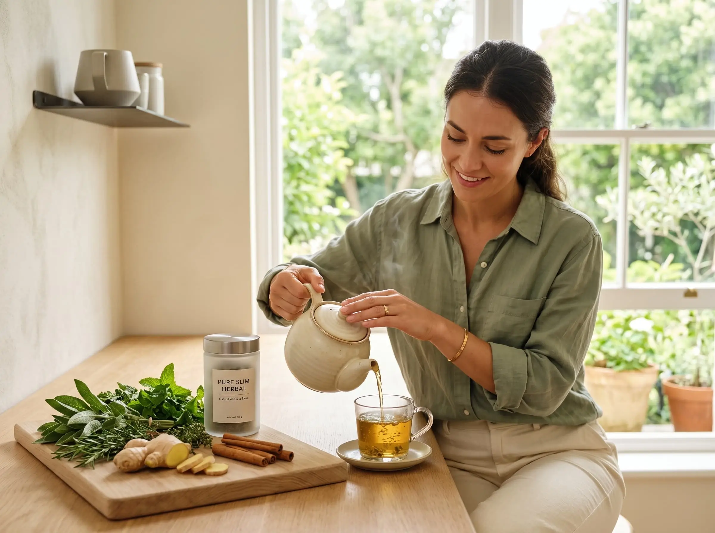 Pure Slim herbal ingredients and natural weight loss solution