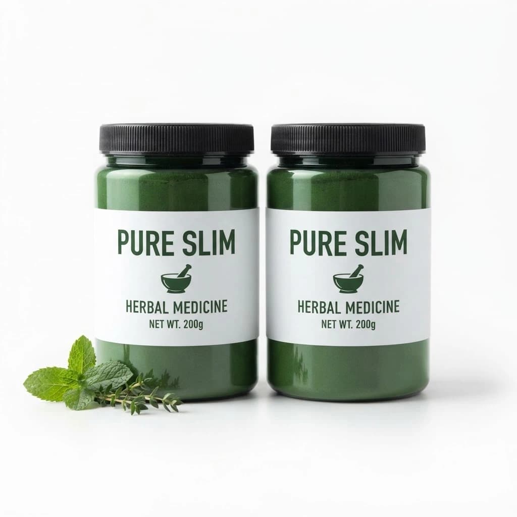 Bundle of Two Herbal Weight Loss Formula Bottle