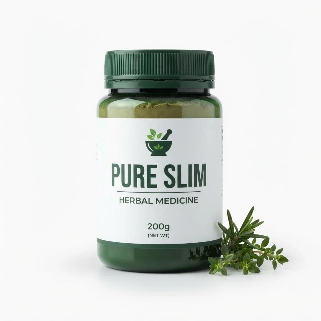 Herbal Weight Loss Formula Bottle