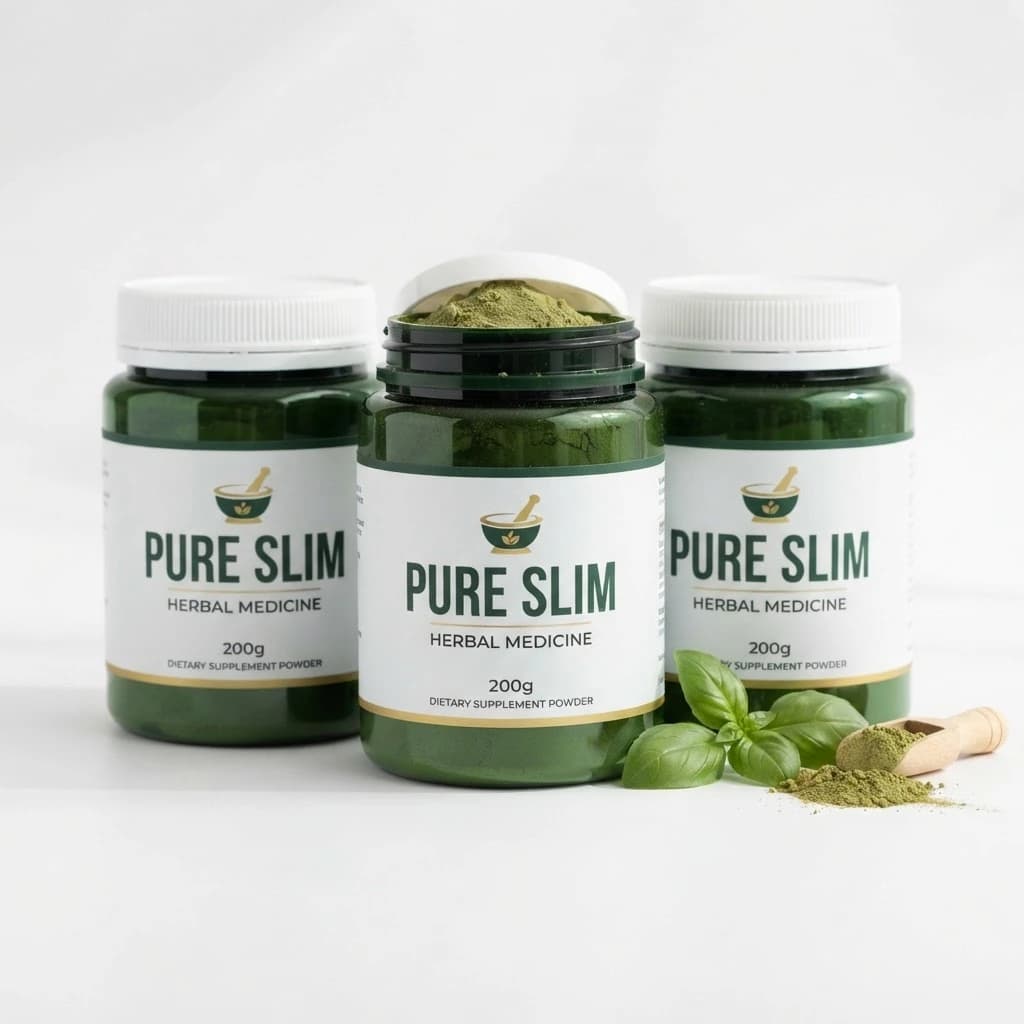 Bundle of Three Herbal Weight Loss Formula Bottle